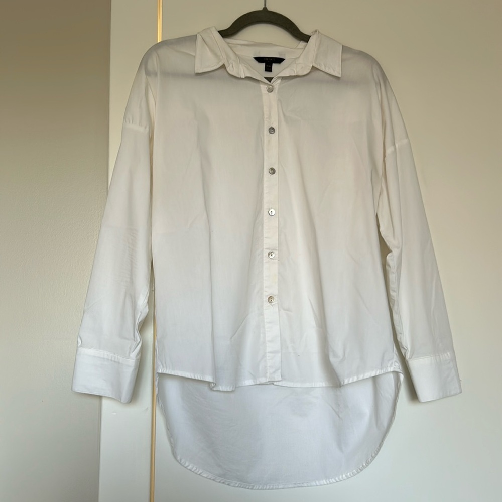 Tresics white buttons shirt (M)